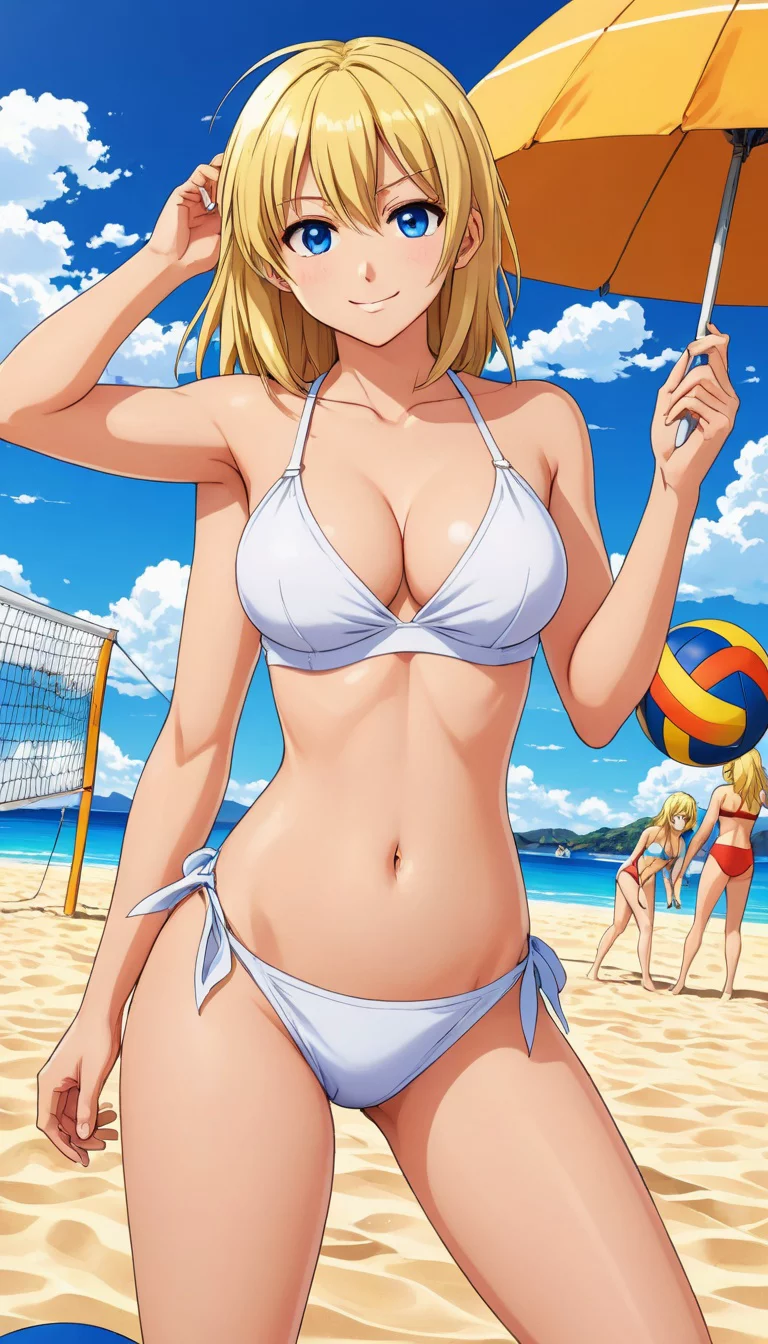 Museland-Bikini Volleyball Challenge-Fanservice-BlondeBikini