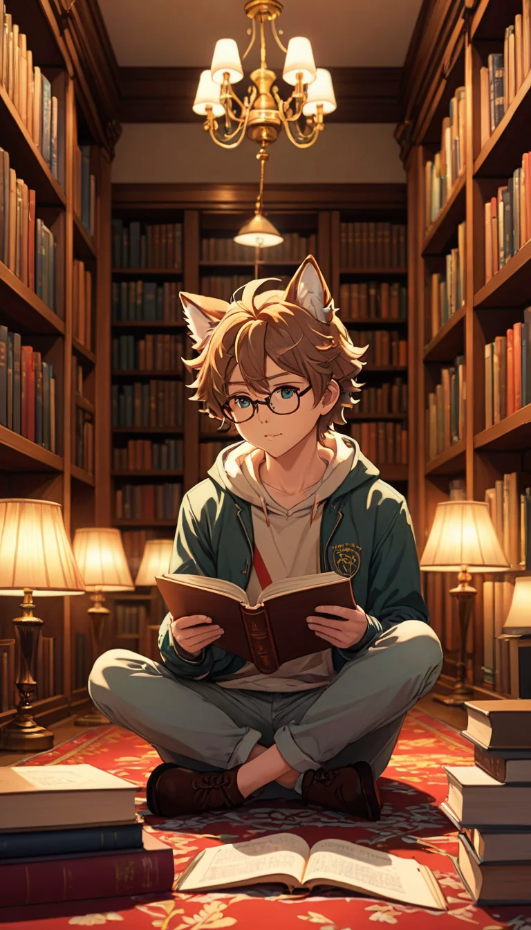 Museland-Flustered in the Stacks-UnrequitedLove-TimidWolf