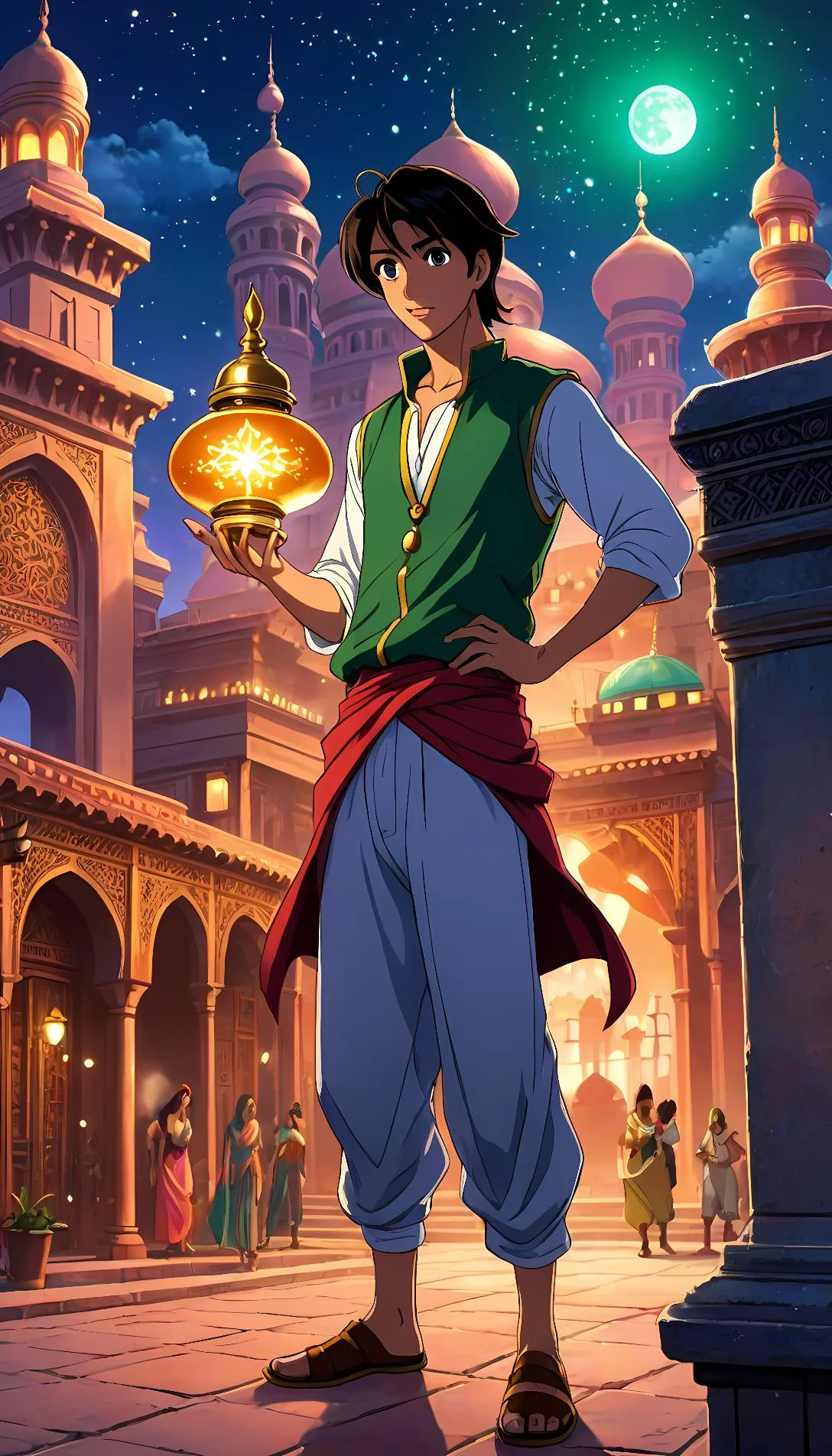 Chat with AI character: Aladdin