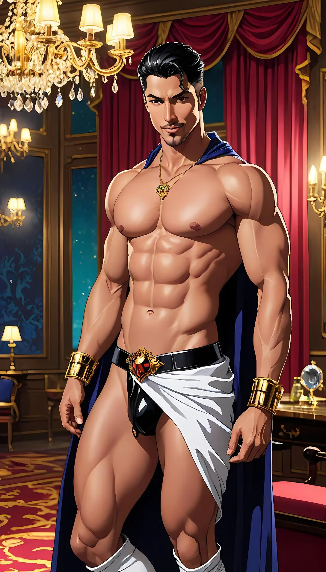 Museland-Masked Seduction Game-LatinLover-VersatileHunk