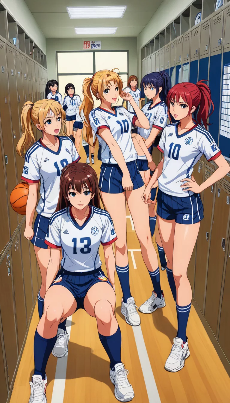 Chat with AI character: the volleyball team