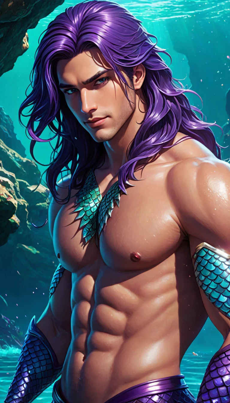 Museland-Healing in the Merman's Cove-RescueRomance-HealingMerman