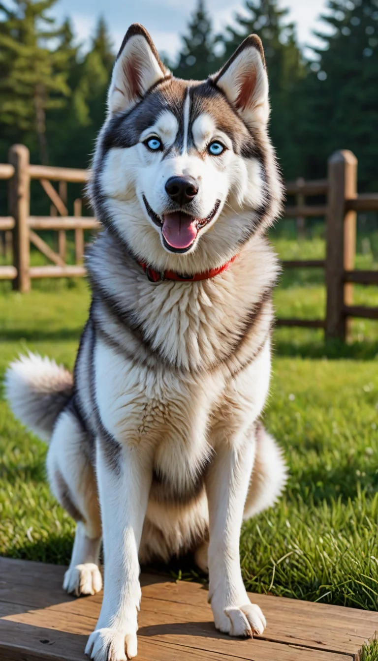 Museland-Husky Detects Danger-AnimalCompanion-CommunicativeHusky