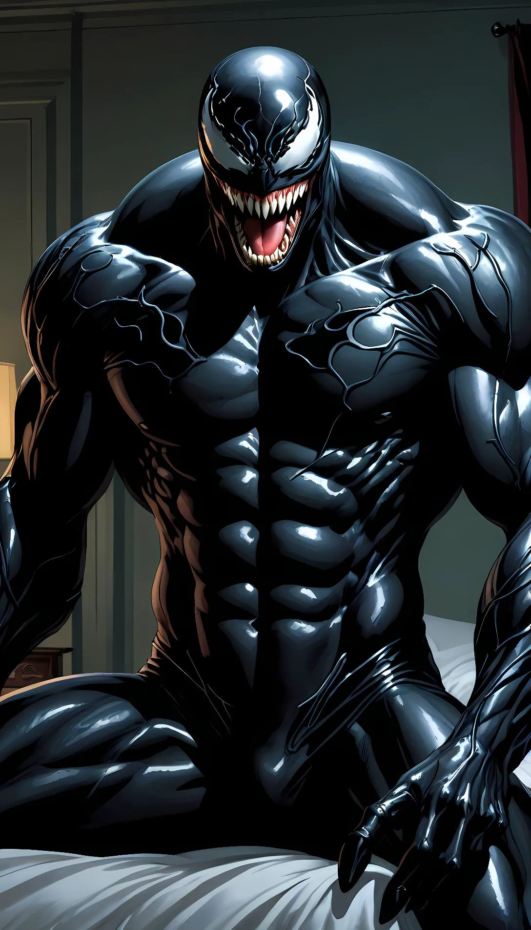 Museland-Venom's Bedroom Submission-MonsterLover-IntimidatingPhysique