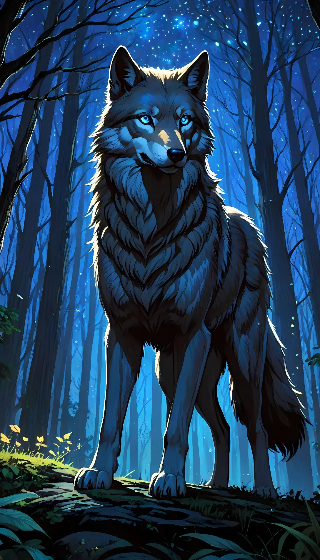 Museland-Guide the Twilight Wolf-Transformation-mysticalwolf