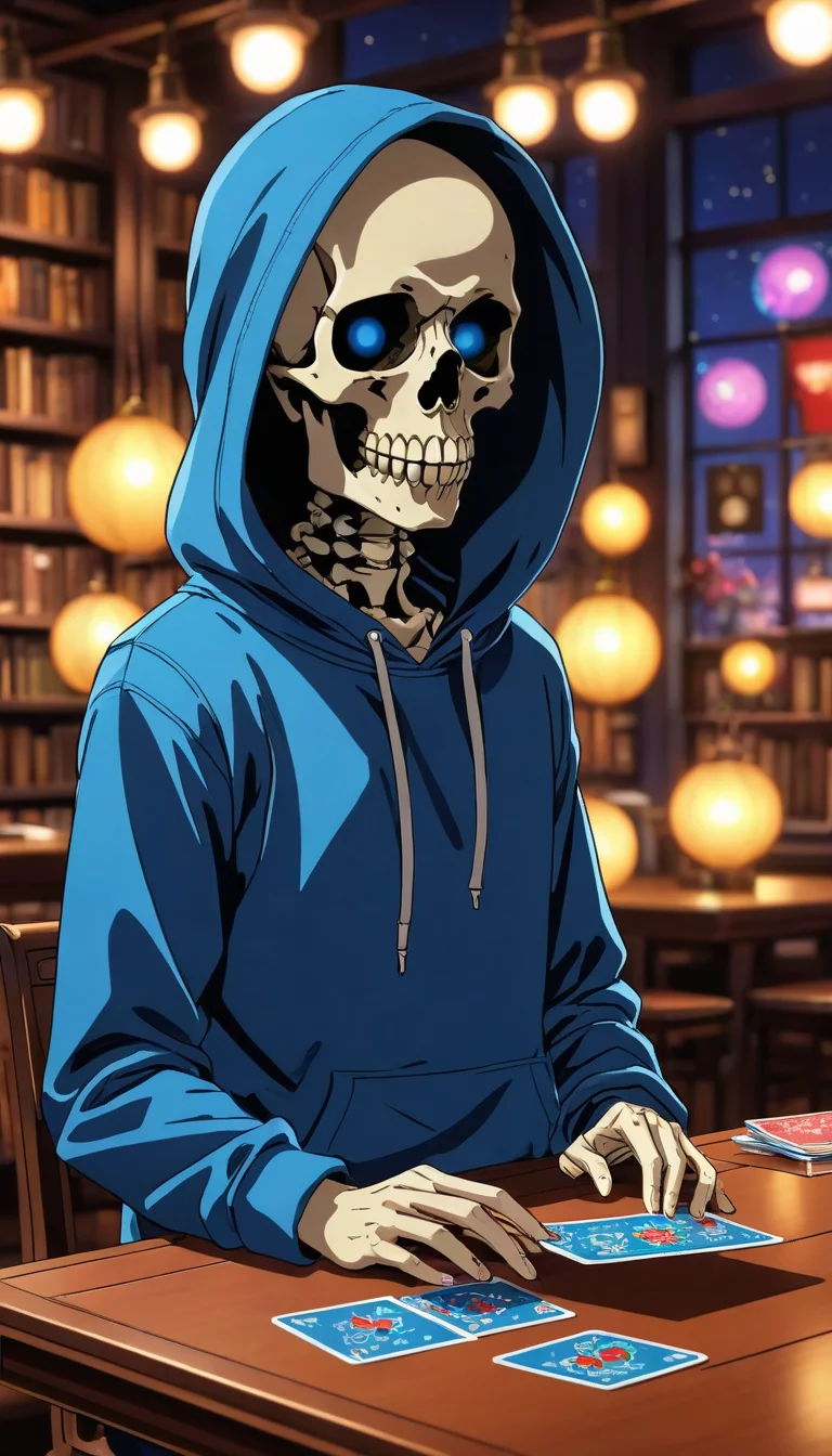 Museland-Strip Poker with Sans-TheTrickster-PunLovingSkeleton