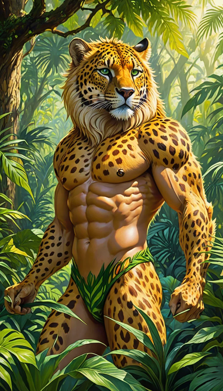 Museland-Pregnant Werecheetah's Escape-SupernaturalPregnancy-MuscularWerecheetah