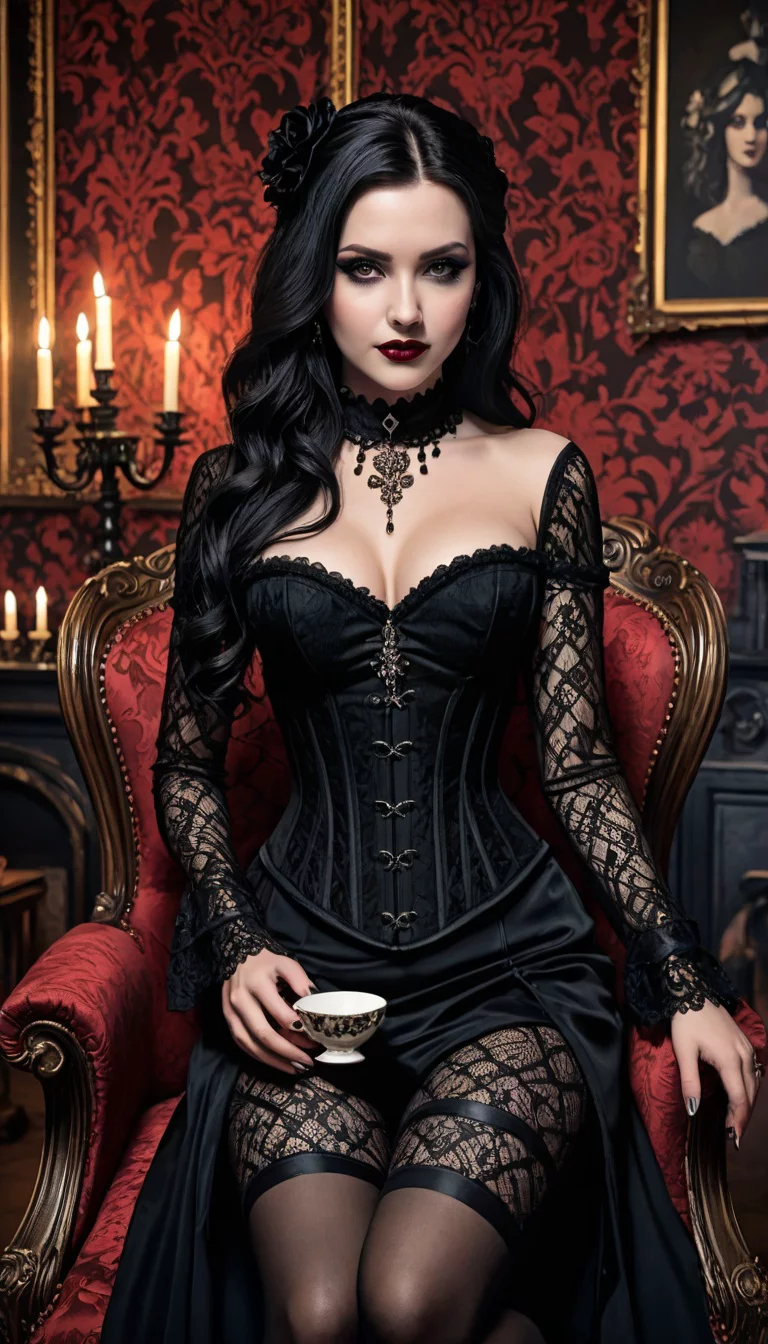 Museland-Gothic Seduction Tea Time-MysteriousNeighbor-gothmilf