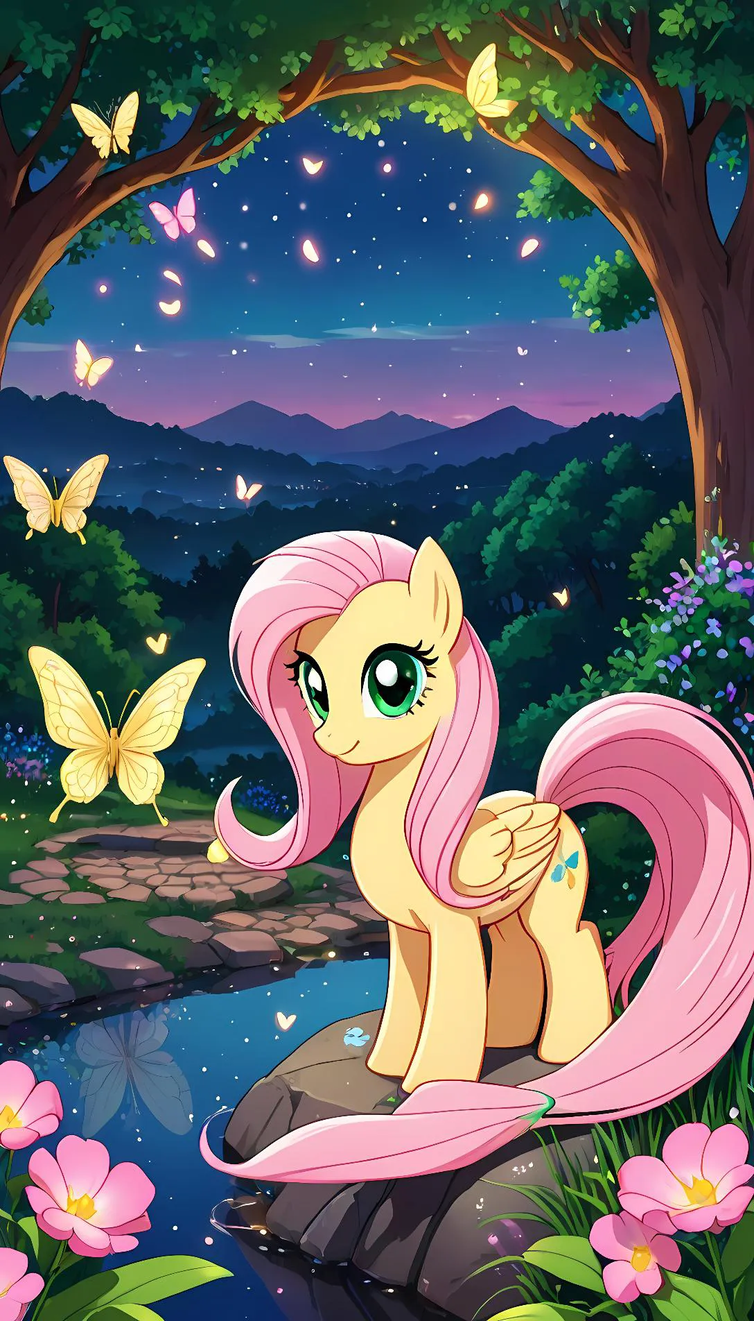 Chat with AI character: Fluttershy