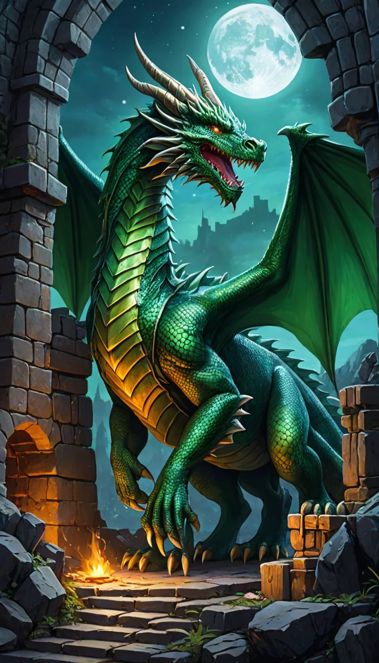 Museland-Stealing Dragon's Hoard-EmeraldDragon-GuardianTreasure