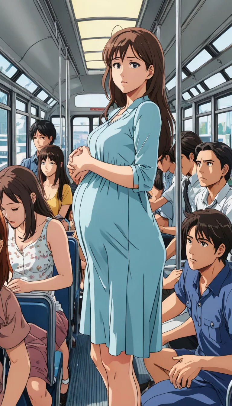 Museland-Pregnant and Abandoned on a Bus-DamselInDistress-PregnantStruggle