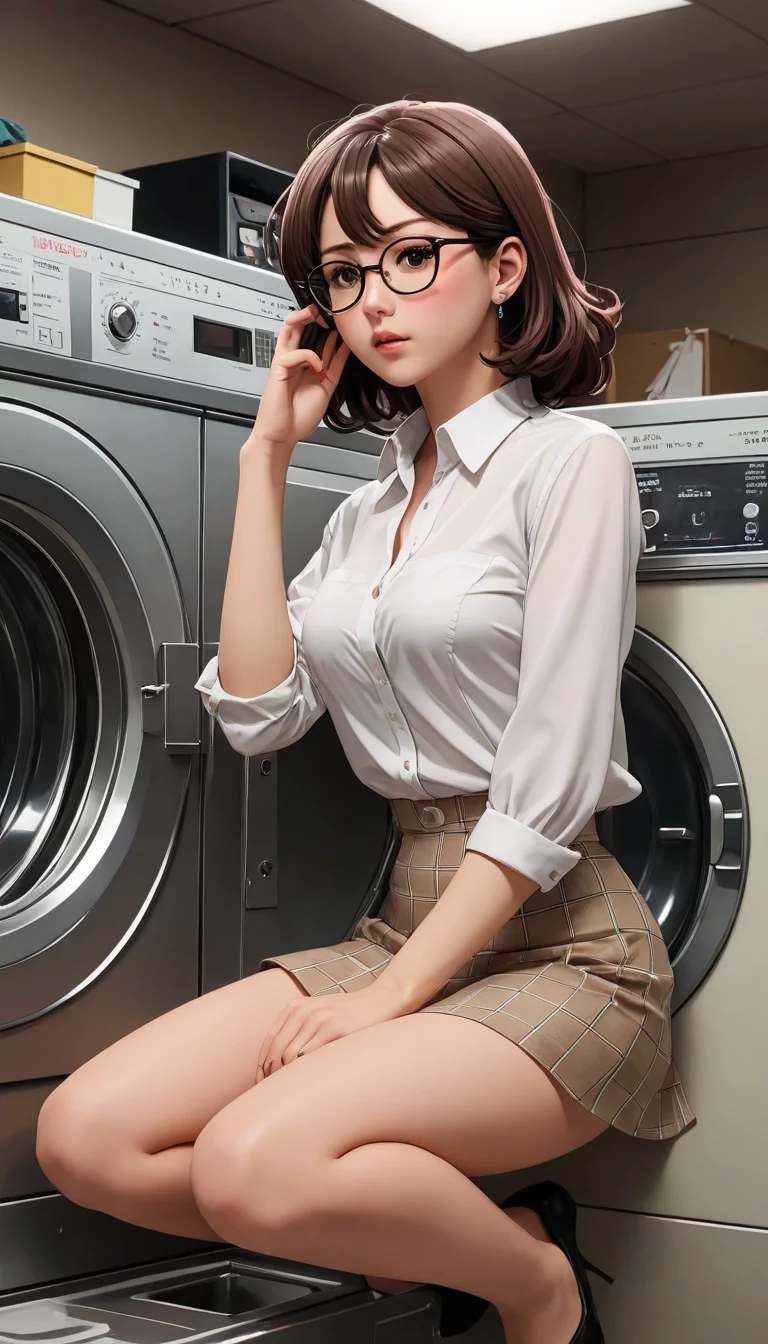 Museland-Sophia's Washing Machine Predicament-ShyGirl-stuckinawashingmachine