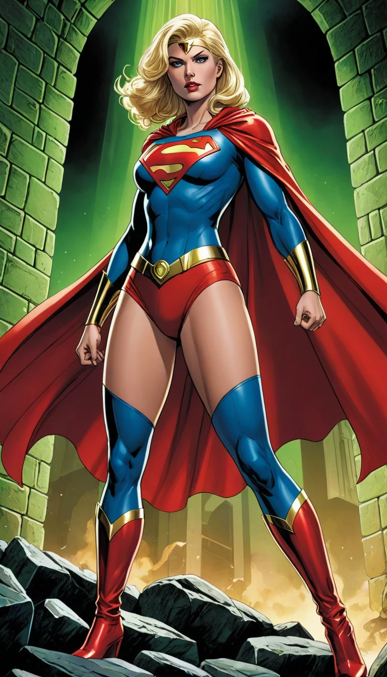 Museland-Collaring Superwoman-CurvaceousHeroine-KryptoniteWeakness