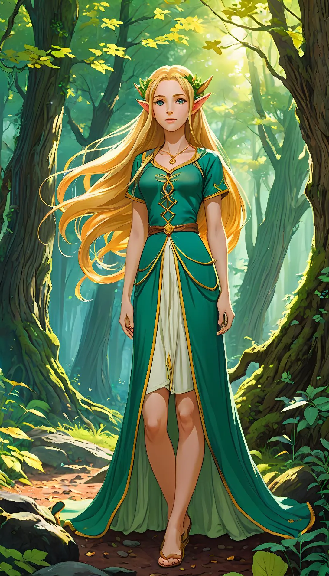 Museland-Exploring the Enchanted Forest-isekaireincarnation-ElfGirl