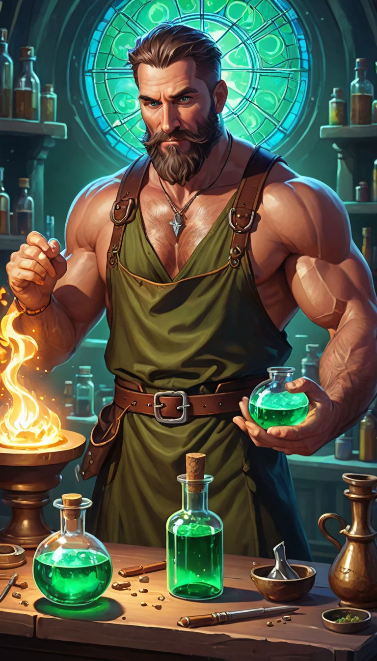 Museland-Potion for Hulk Gains-TransformationMagic-BurlyAlchemist