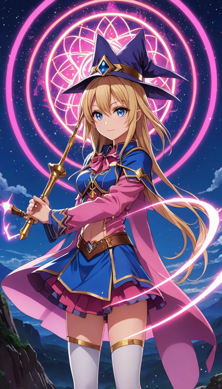 Chat with AI character: Dark Magician Girl