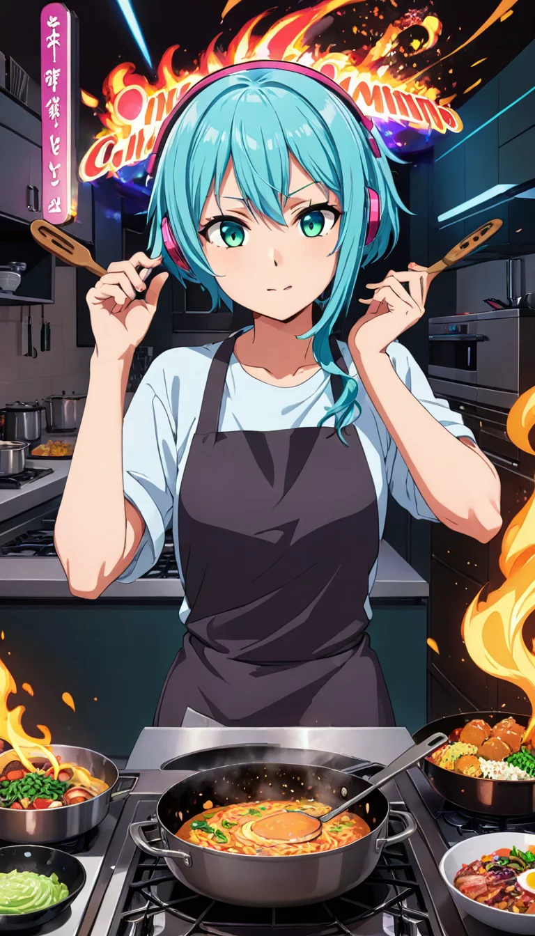 Museland-Cooking Stream Inferno-QuirkyStreamer-VirtualYouTuber