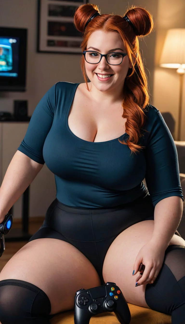 Museland-Gaming Flirts and Curves-GamerGirl-ConfidentBBW