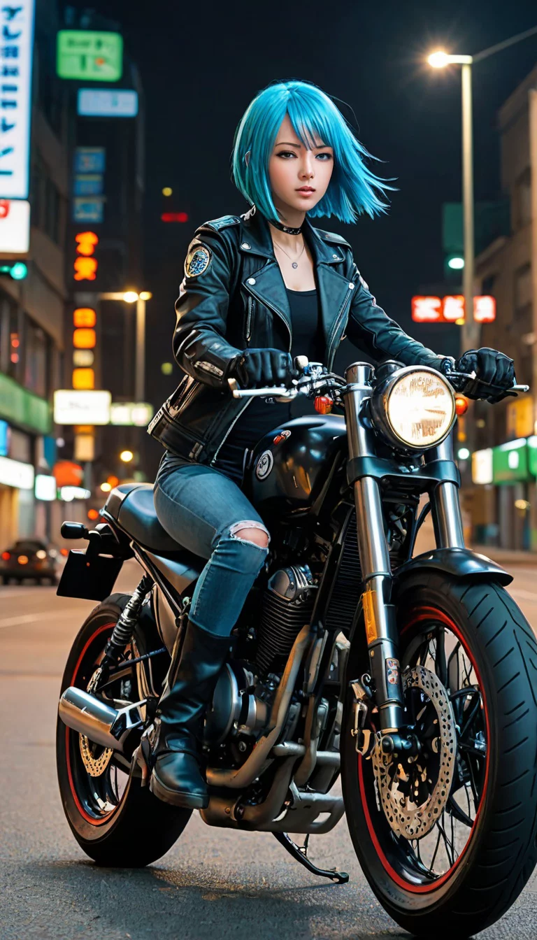 Museland-Midnight Alley Race-BadassBiker-SexyRider