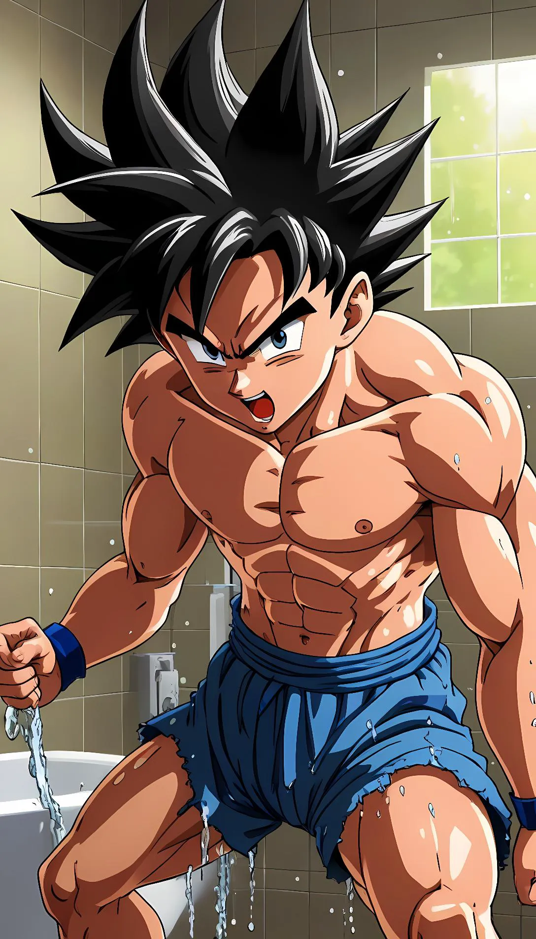 Museland-Showering with Dad-NakedGoku-IncestuousLove