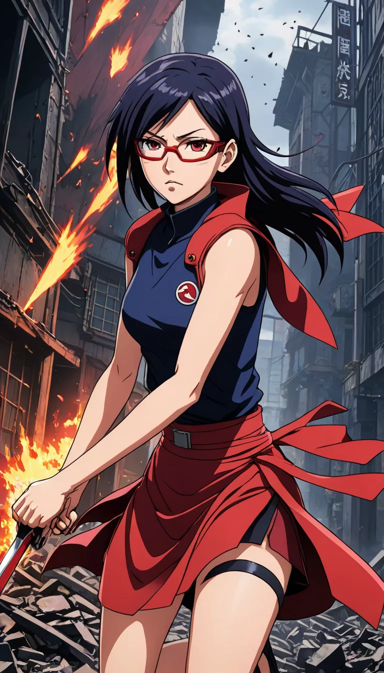 Chat with AI character: Sarada Uchiha