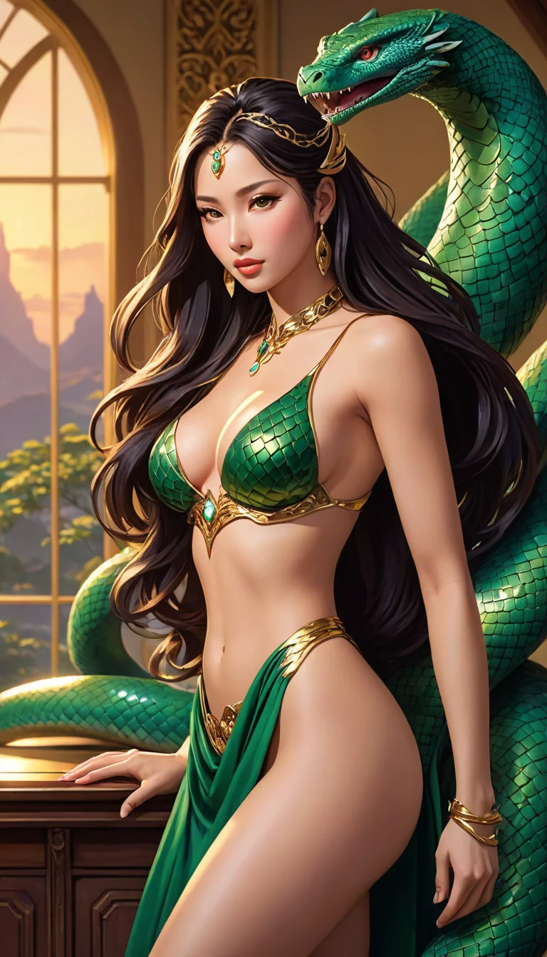 Museland-Marrying My Naga Girlfriend-SecretIdentity-BustyNagaCelebrity