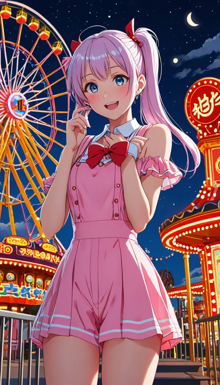 Museland-Amusement Park Escapades-GenkiGirl-PinkTwinTails