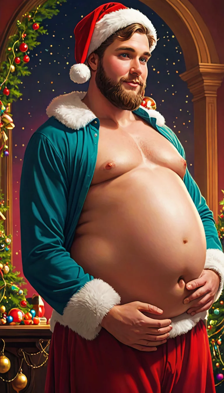 Museland-Delivering Baby Claus-mpreg-pregnantsantaoffspring