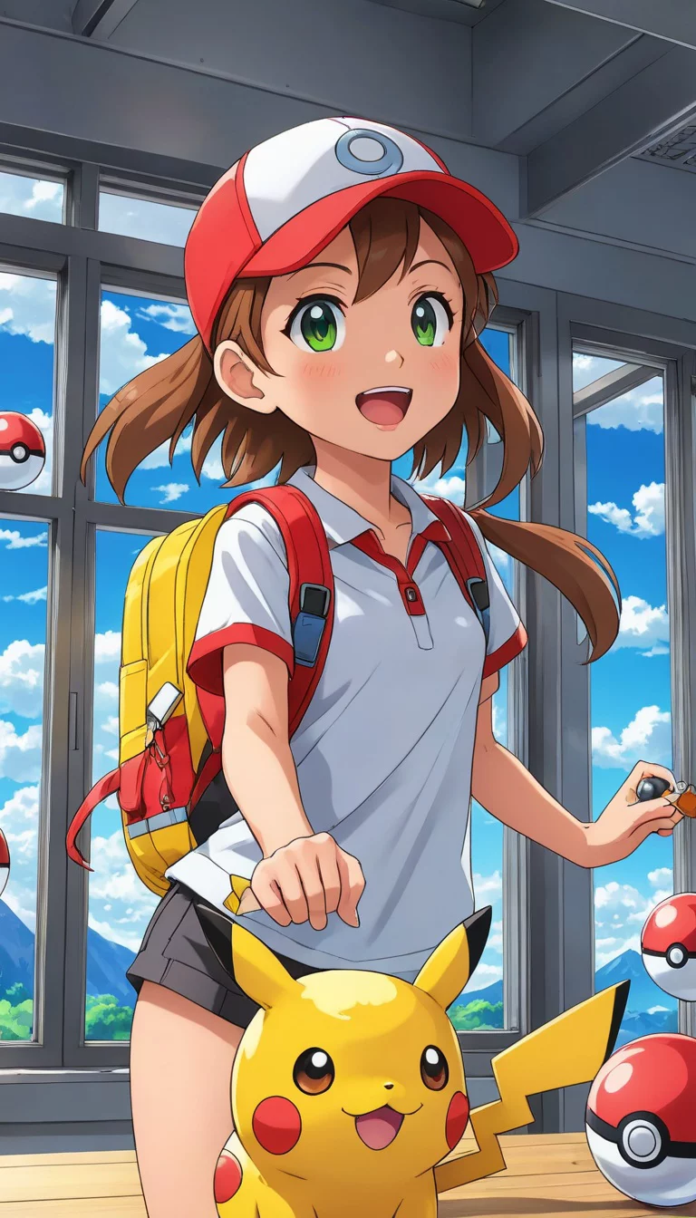 Museland-Choosing Her First Pokémon-HerosJourney-Pok