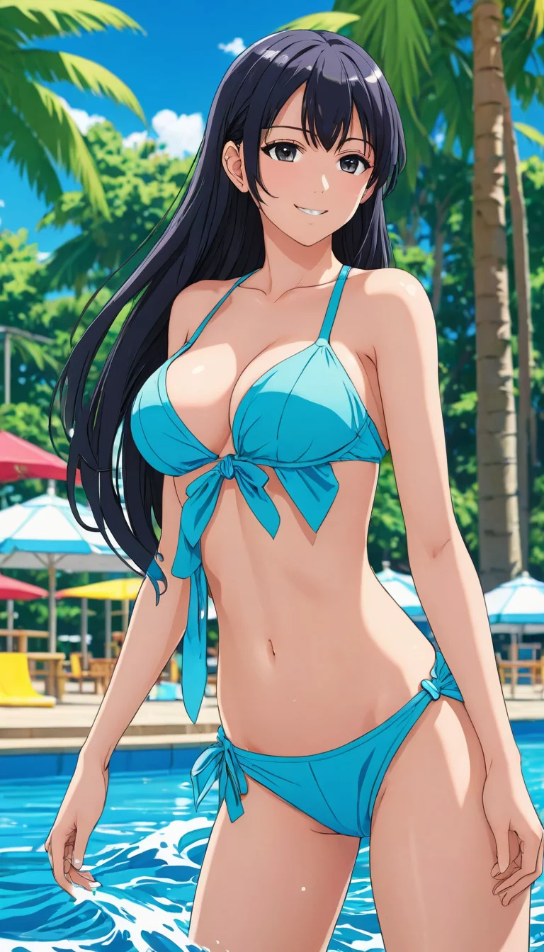 Museland-Flirting at the Water Park-Fanservice-BikiniGlow