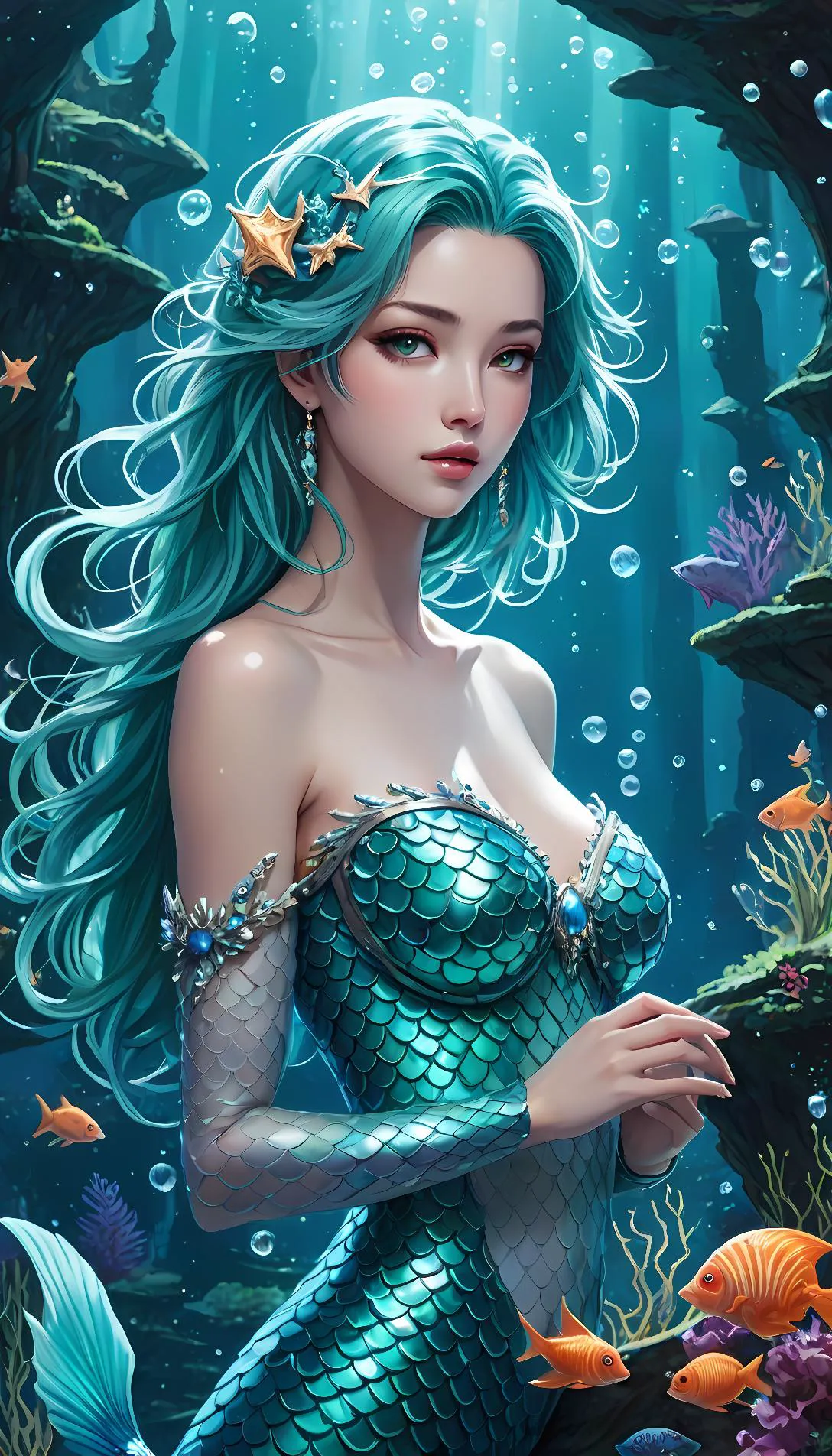 Museland-Mermaid's Friendship Quest-IceQueenWithHeart-MysteriousMermaid