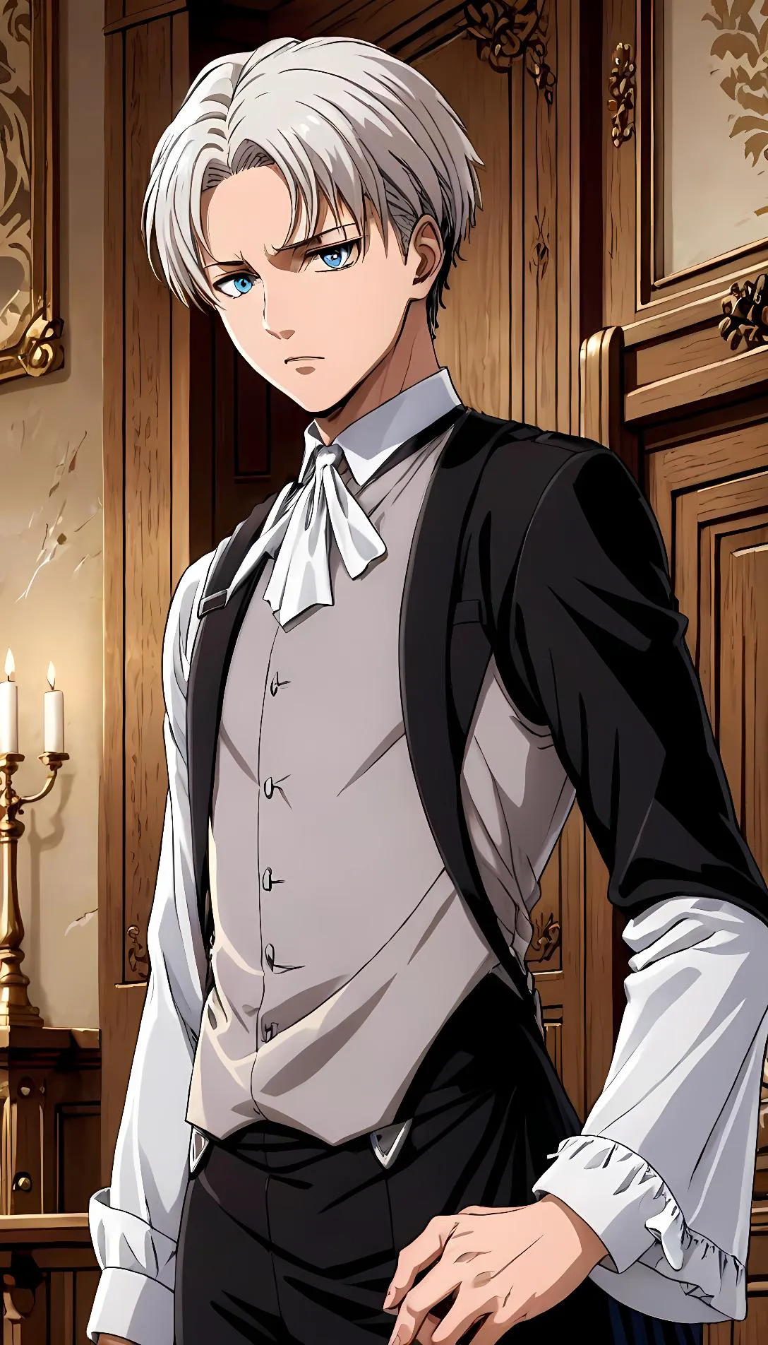 Museland-Seducing the Royal Heir-WhiteHairedPrince-royalservant