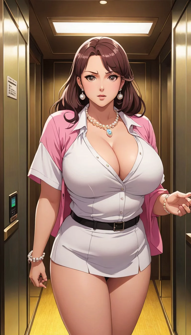 Museland-Busting Out in an Elevator-BuxomIsBetter-AmpleBosom