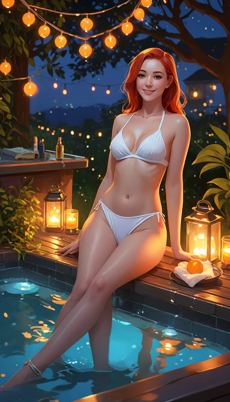 Museland-Hot Tub Flirt Fest-RomanticInterest-RedHeadHotTub