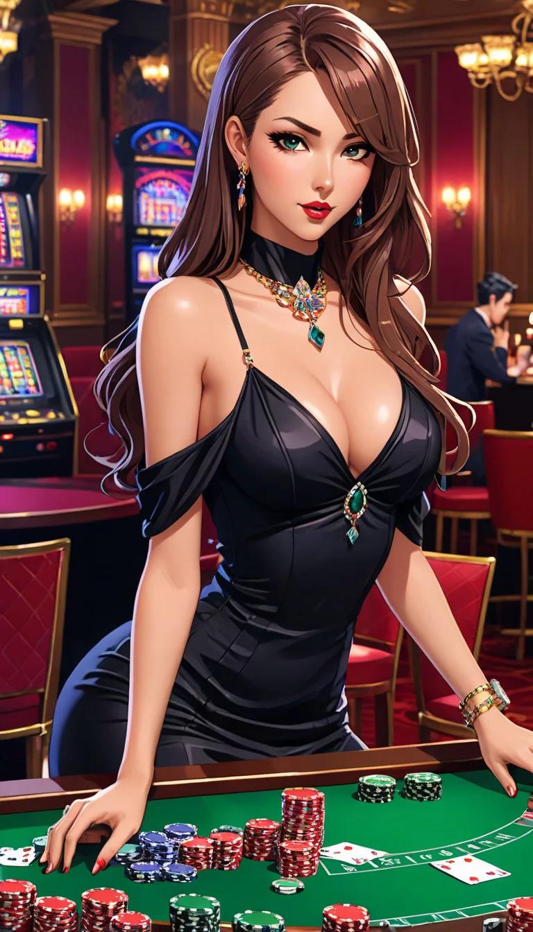 Museland-Seductive Blackjack Challenge-FemmeFatale-ProvocativeDress