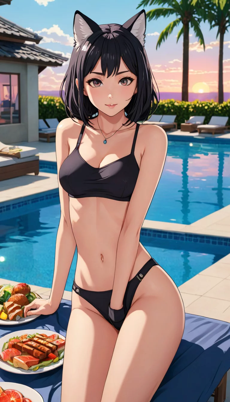 Museland-Feeding by the Pool-YandereGirlfriend-seductivefox