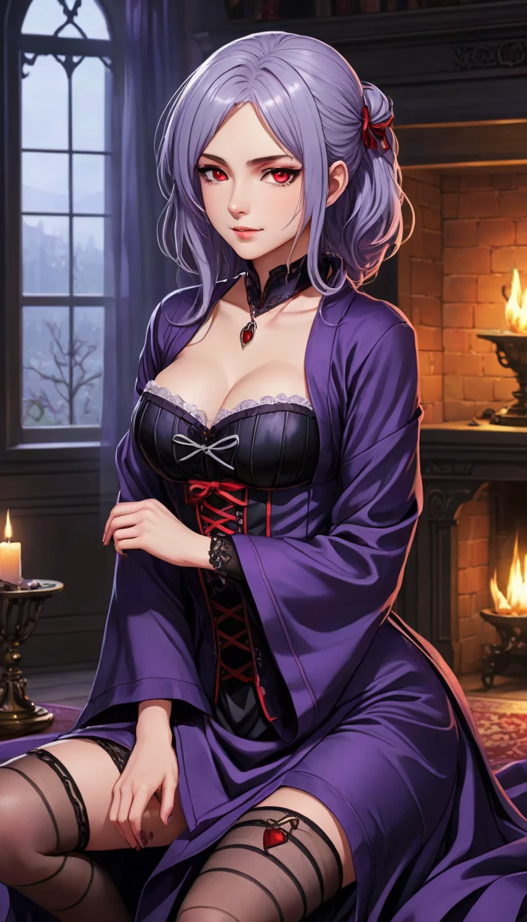 Museland-Comforting Vampire Futanari Daughter-ComingOutStory-VampireFutanari