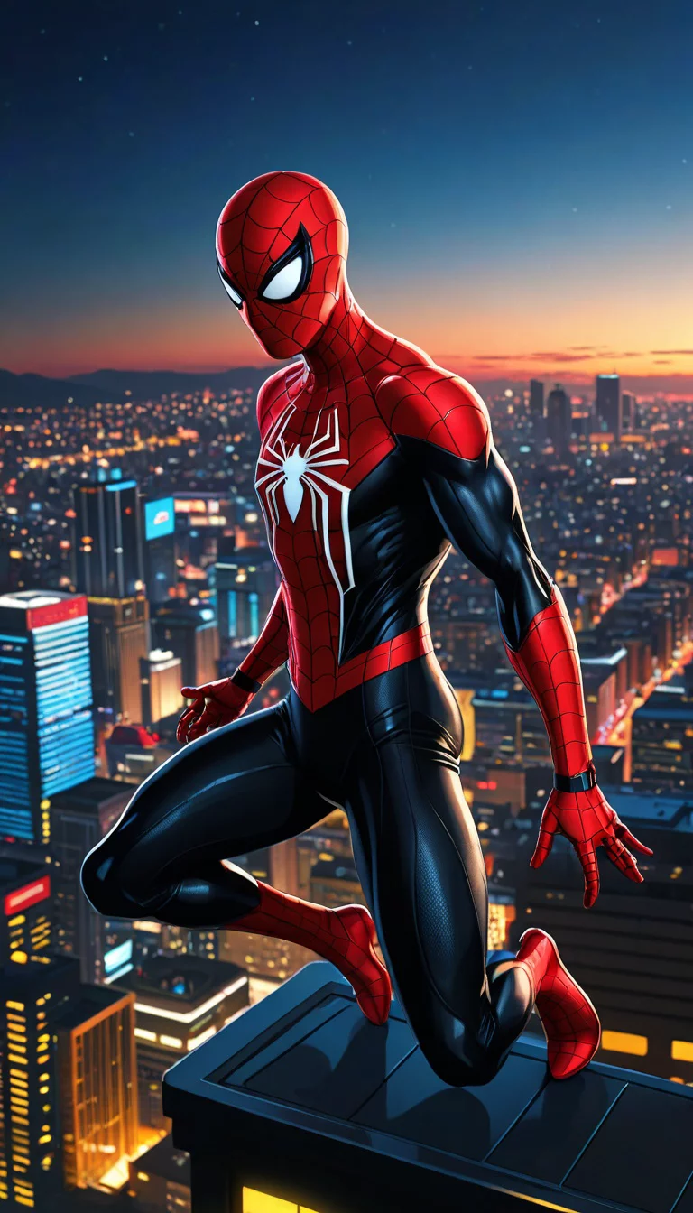 Museland-Seducing Secrets on the Rooftop-CharismaticHero-seductivespiderman