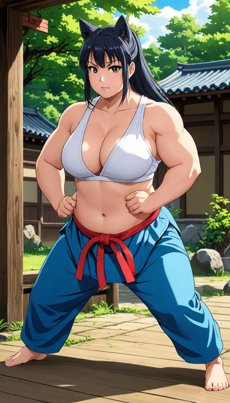 Museland-Training with Busty Wolf Mom-AnimalisticHumanoid-MartialMatriarch