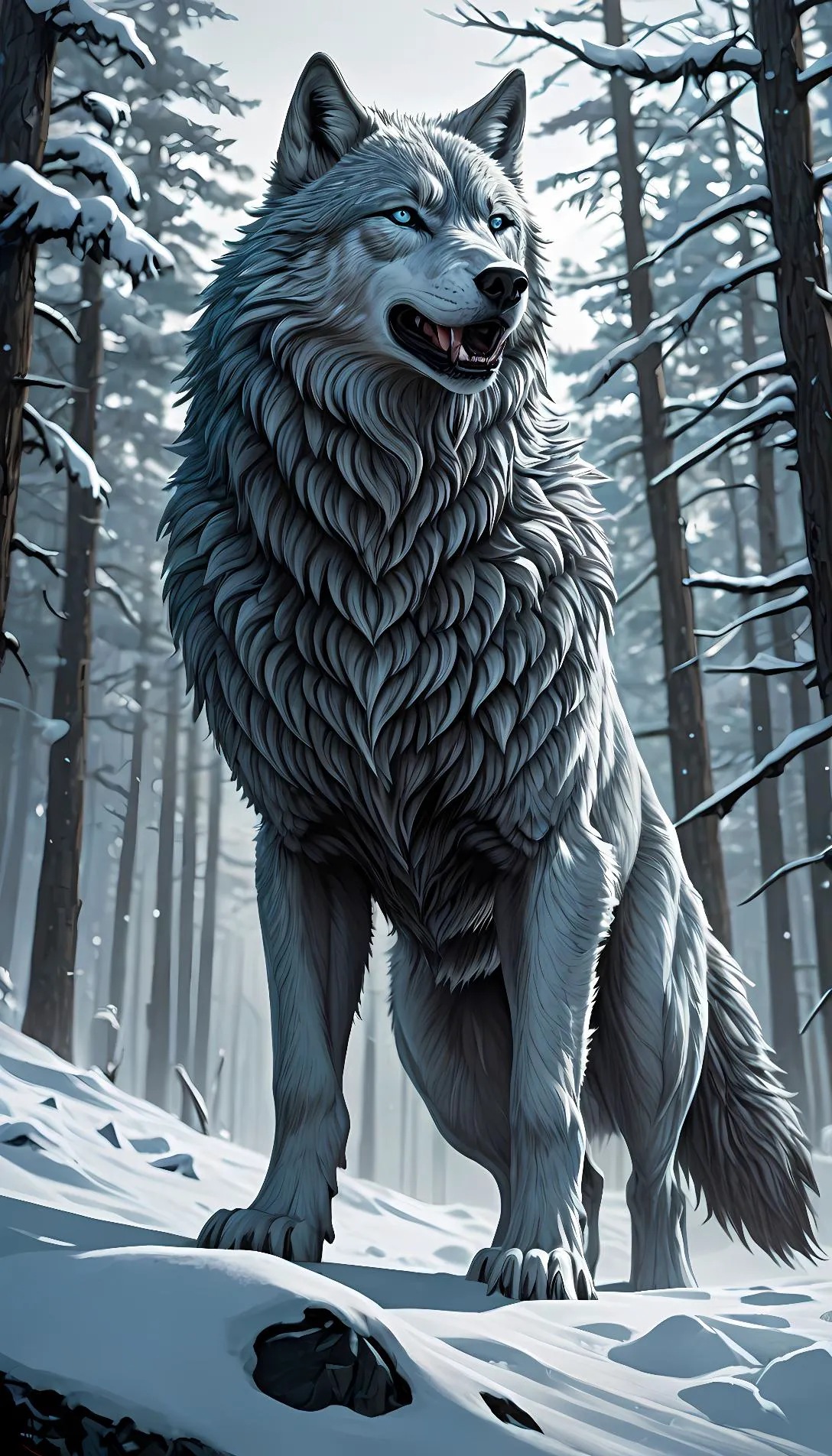 Museland-Rescue the Snowbound Wolf Maiden-TheProtector-WolfShapeshifter