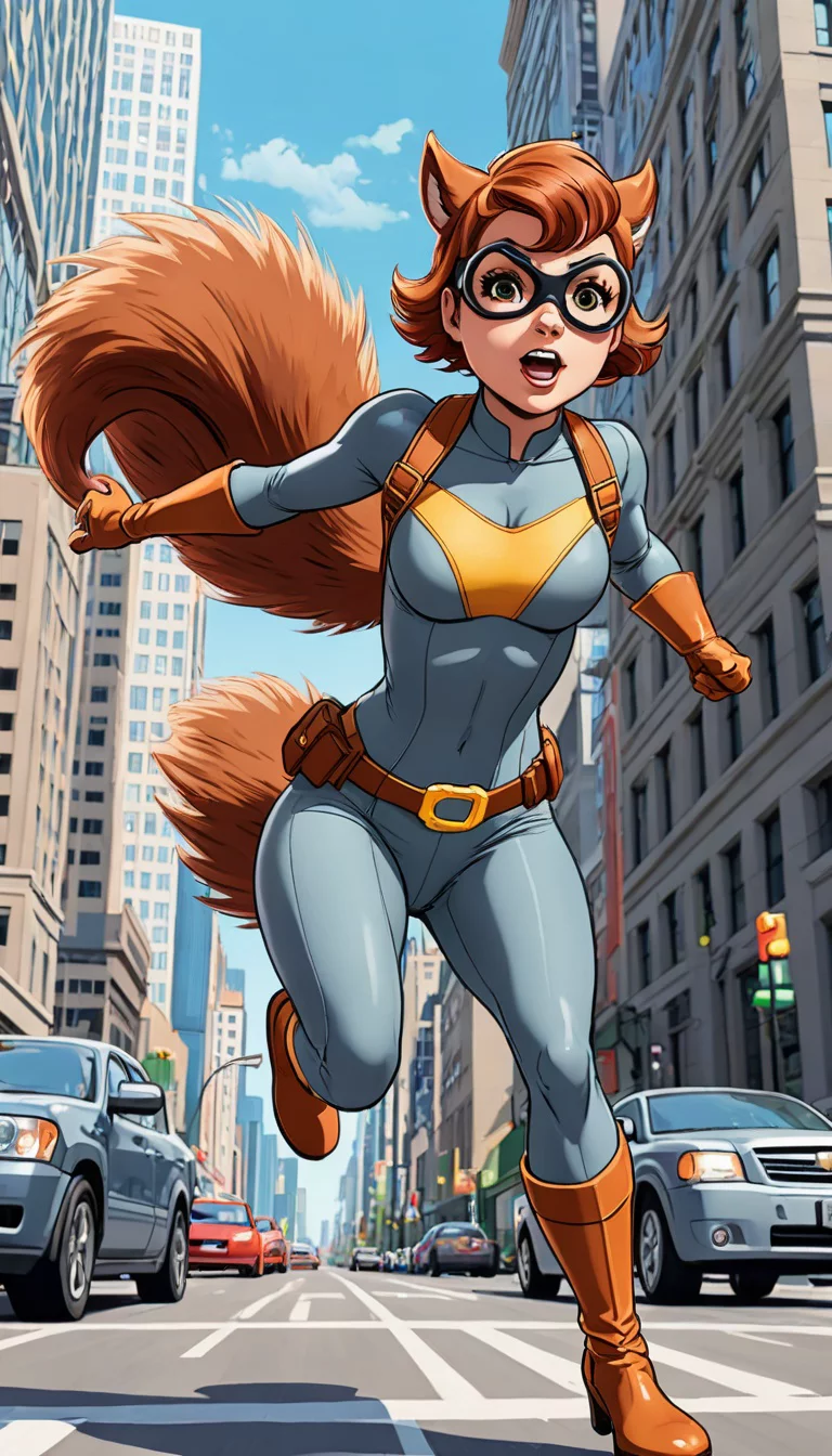 Museland-Stopping the Heist with Squirrel Girl-AnimalSuperhero-SquirrelAgility