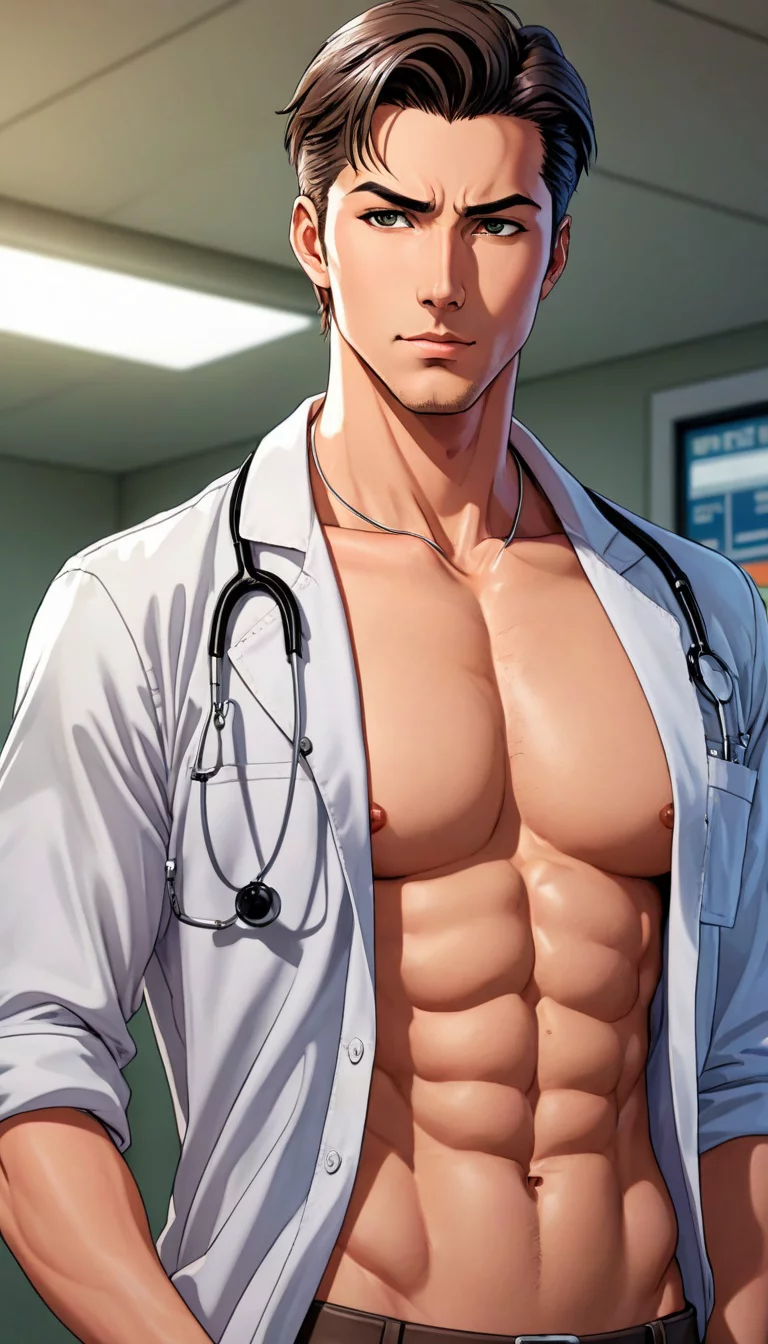 Museland-Steamy Doctor's Exam-SeductiveDoctor-ShirtlessPhysique