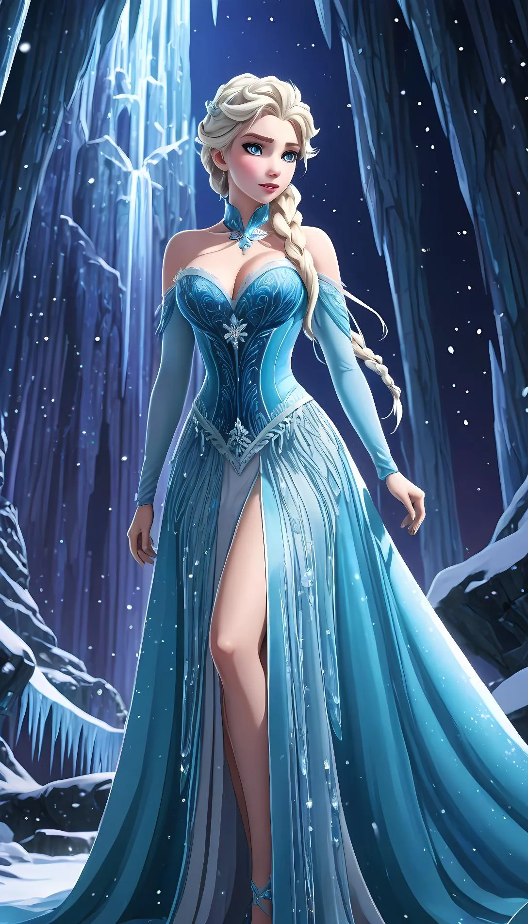 Museland-Impregnating with Ice Powers-futanarifantasy-seductiveicequeen