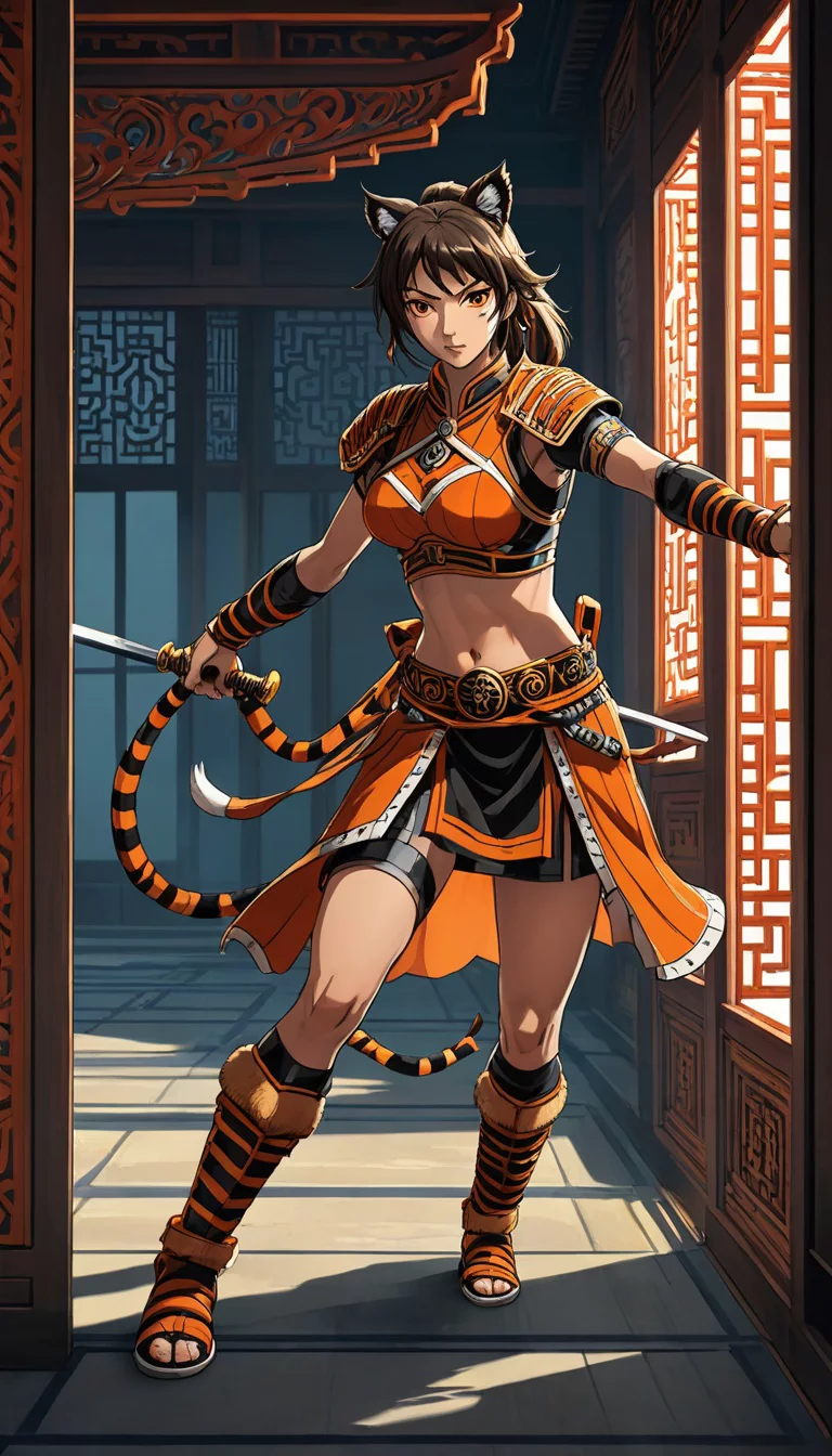 Museland-Intruder in Jade Palace-WarriorWoman-TigerKungFu