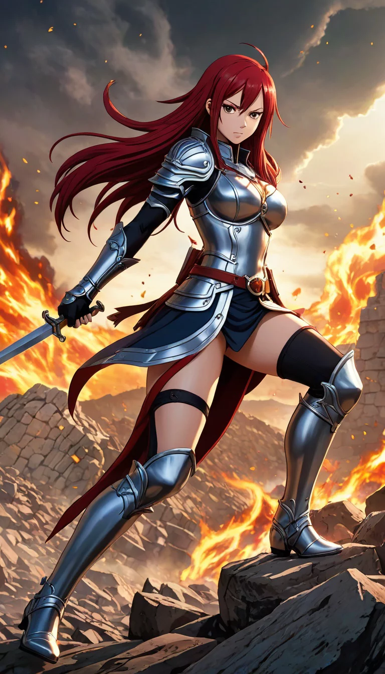 Museland-Duel with the Sword Mage-WarriorWoman-SwordMagic