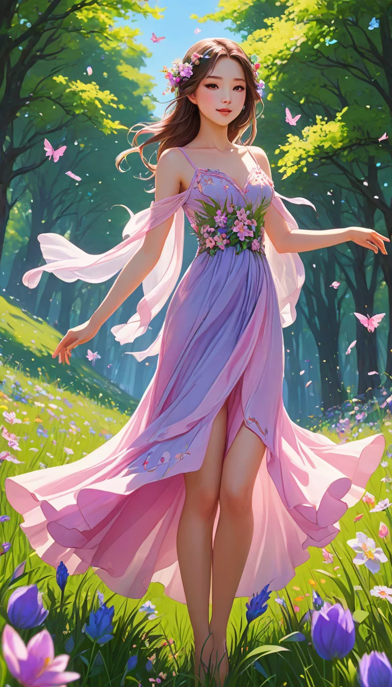 Museland-Dancing with the Spring Fairy-NatureSpirit-SpringEmbodied