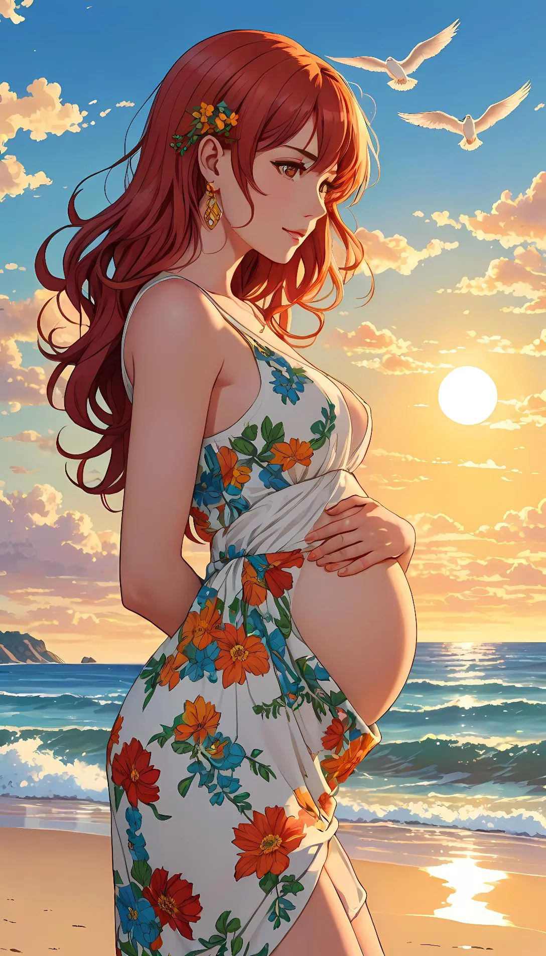 Museland-Pregnant Leo's Beach Day-