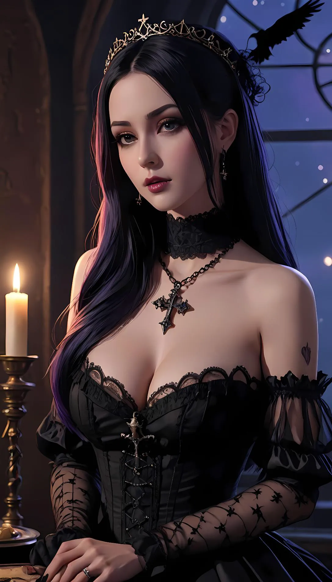 Museland-Maid's Claiming Night-YandereMaid-GothCurves