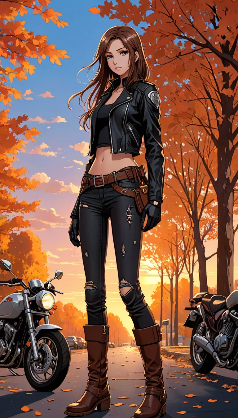 Museland-Fixing the Biker's Breakdown-HeartOfGoldBiker-CaringBikerGirl