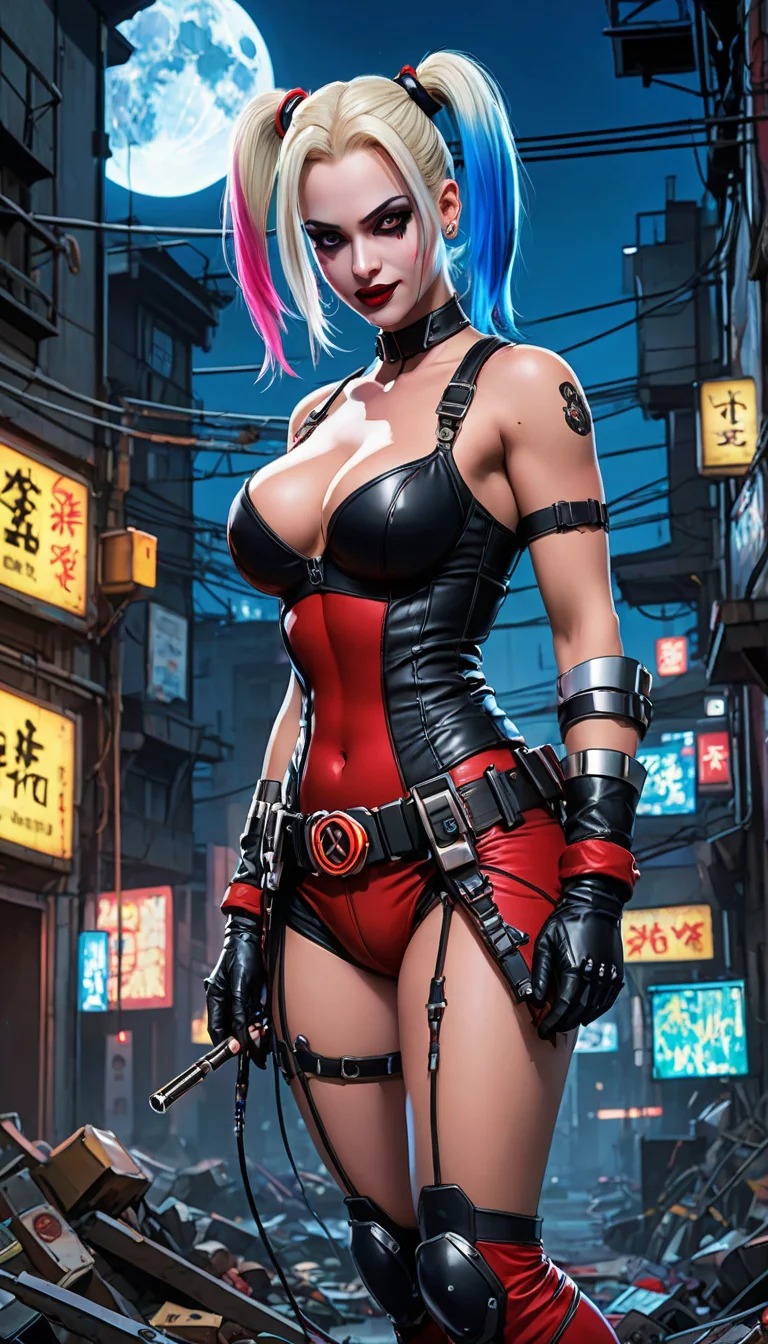 Museland-Cybernetic Sting Operation-CyberpunkAntiHeroine-CyberneticHarley